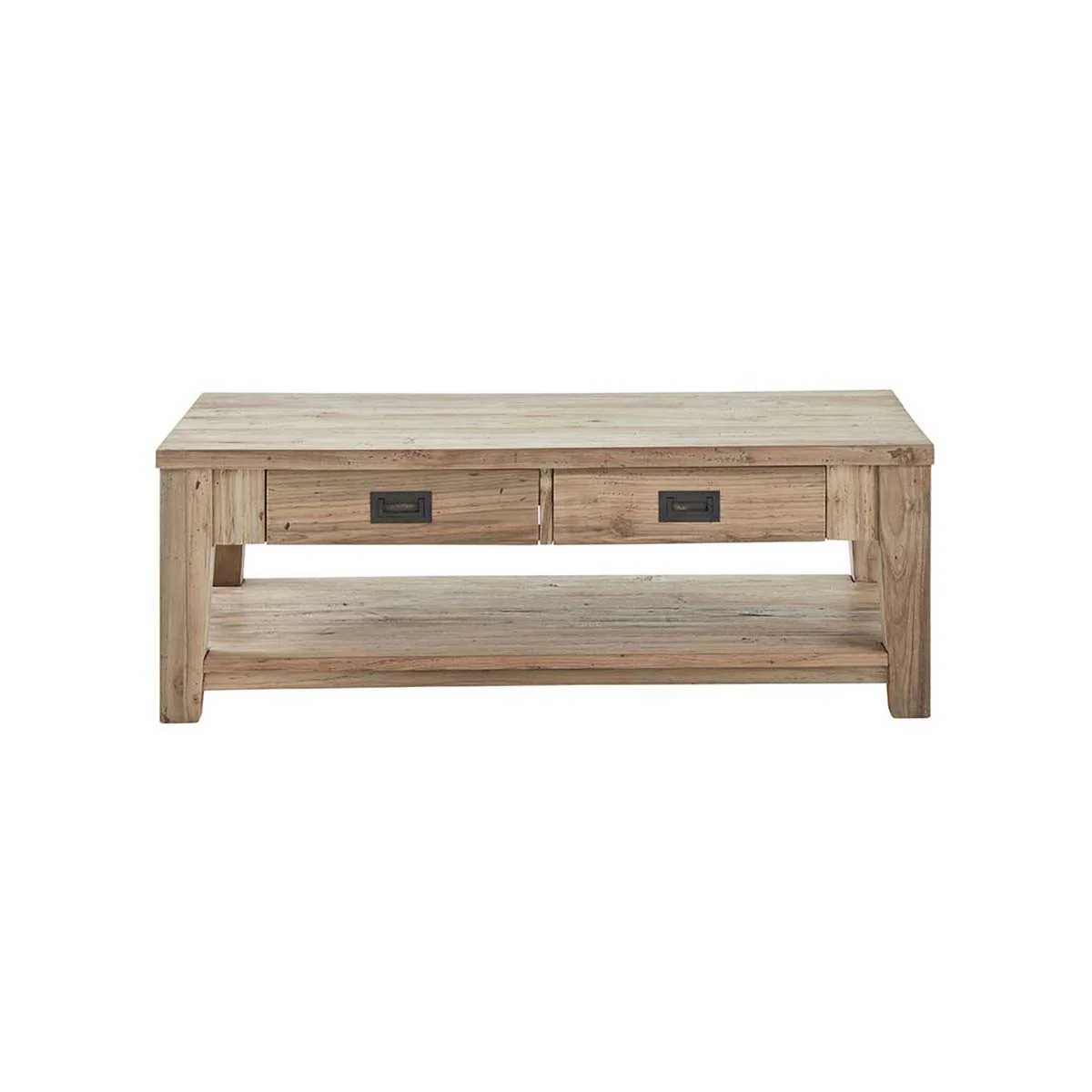 Tavolino in teak massello riciclato 120 cm - Image 2