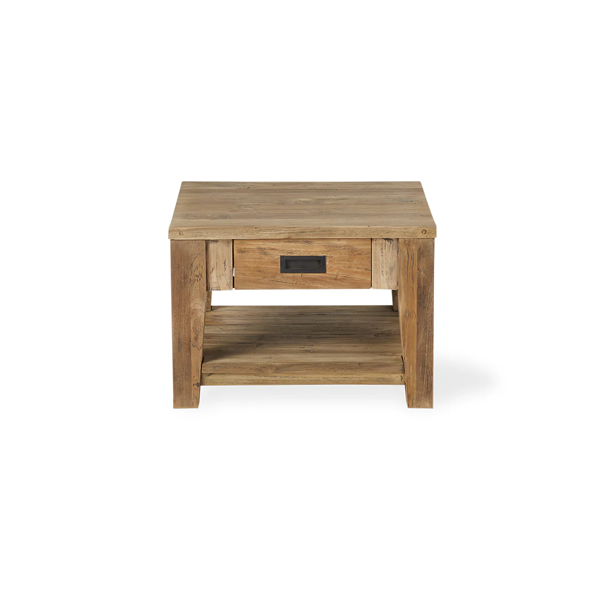 Tavolino in teak massello riciclato 60 cm - Image 2