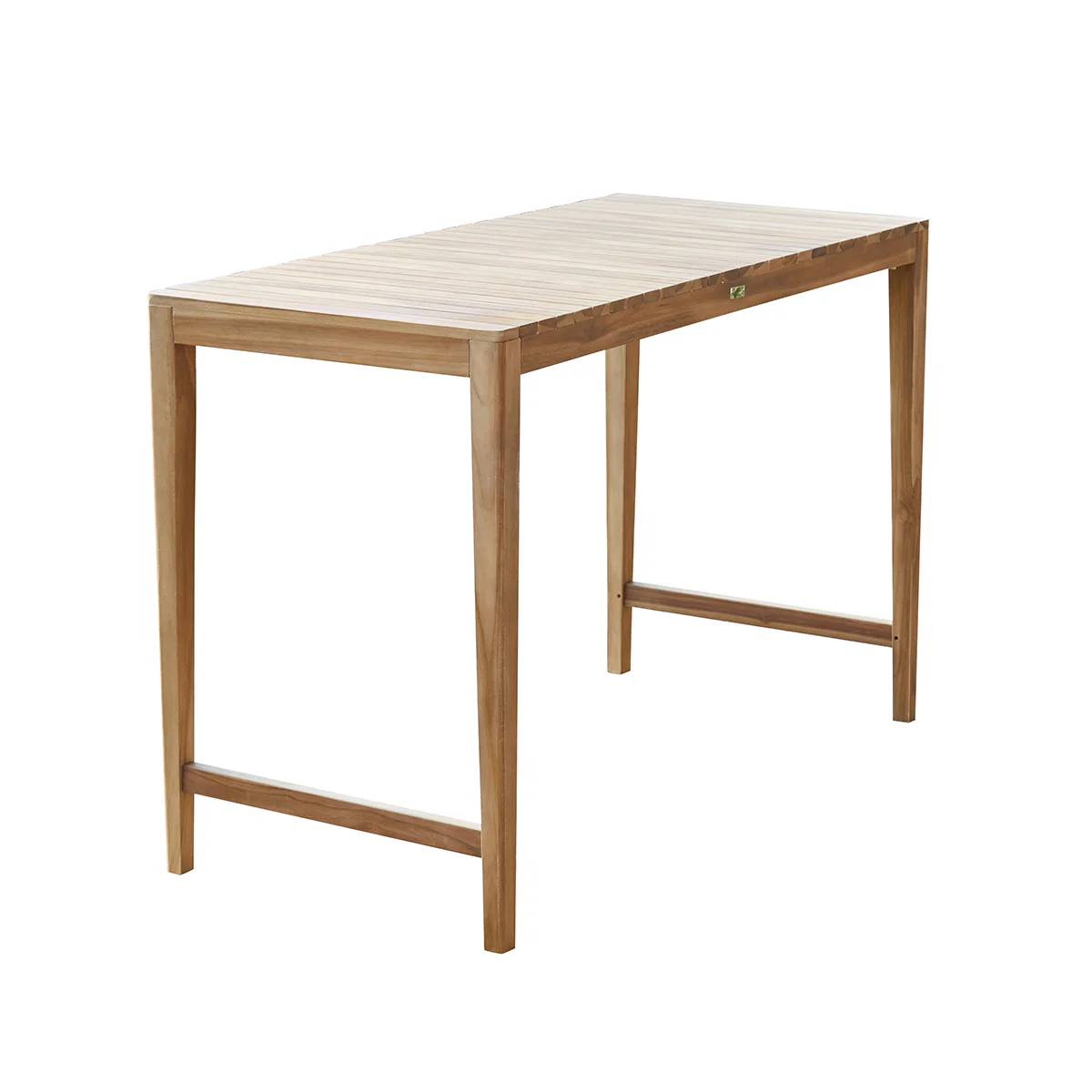 Tavolo da giardino alto in teak massello - Image 2