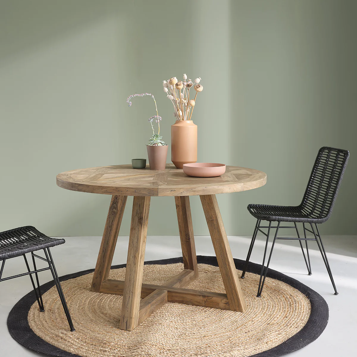 Tavolo in teak massello riciclato 4 pers.