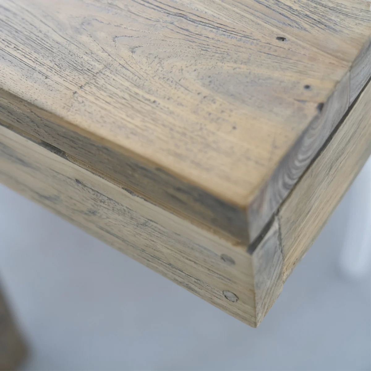 Tavolo in teak massello riciclato allungabile 10 pers. - Image 6