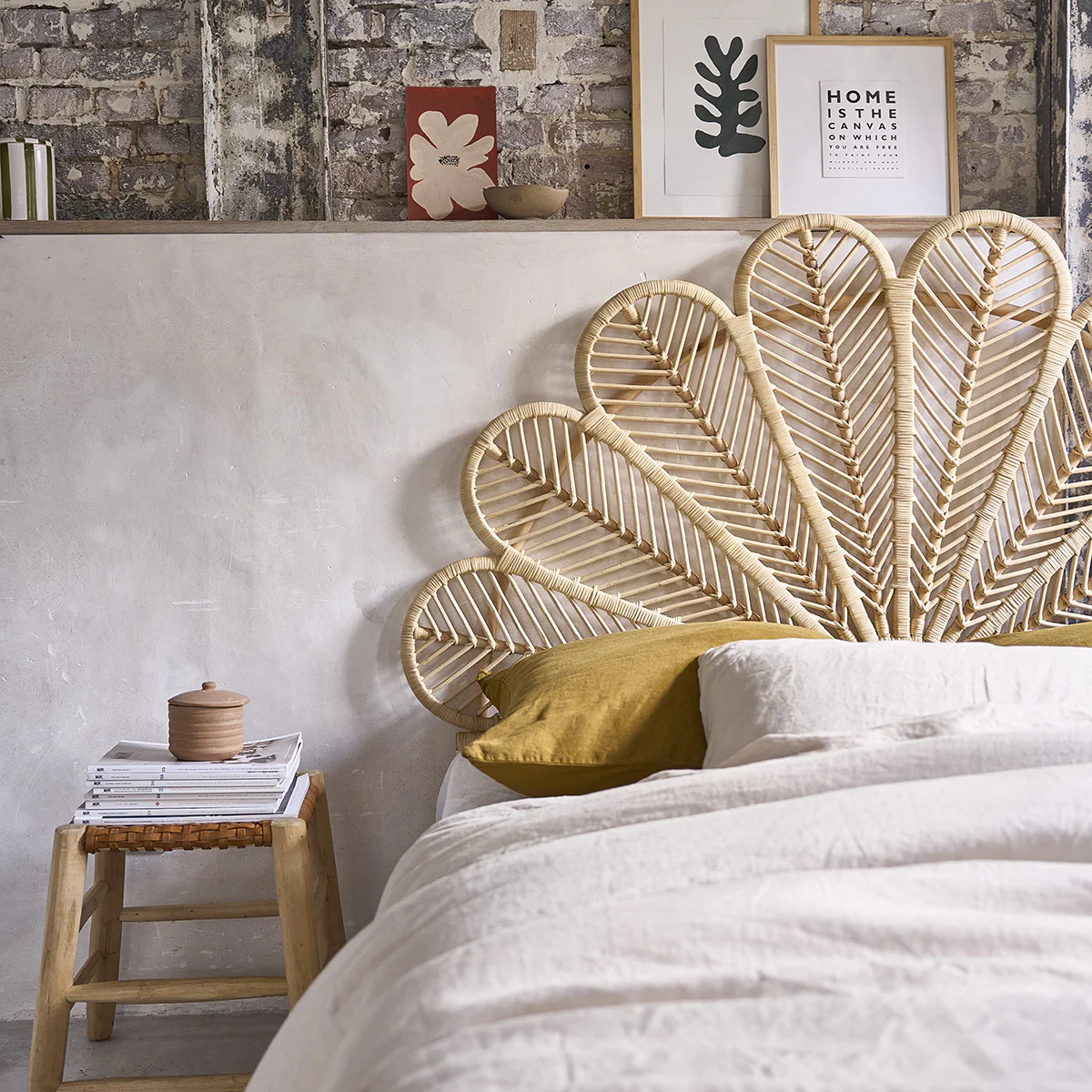 Testiera in rattan 140 cm - Image 3