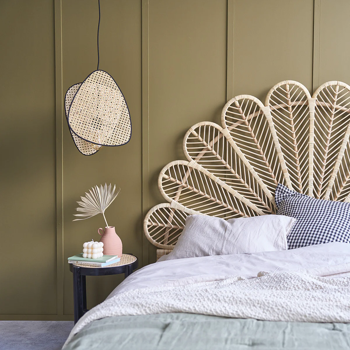Testiera in rattan 180 cm - Image 3