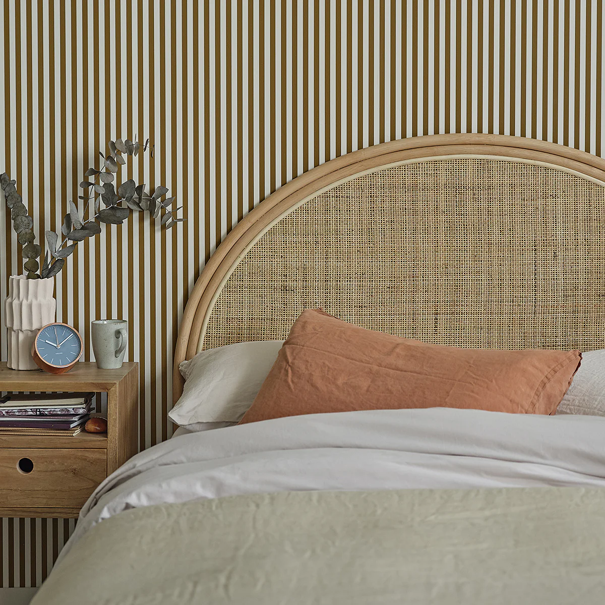 Testiera in rattan e cannage 140 cm - Image 3