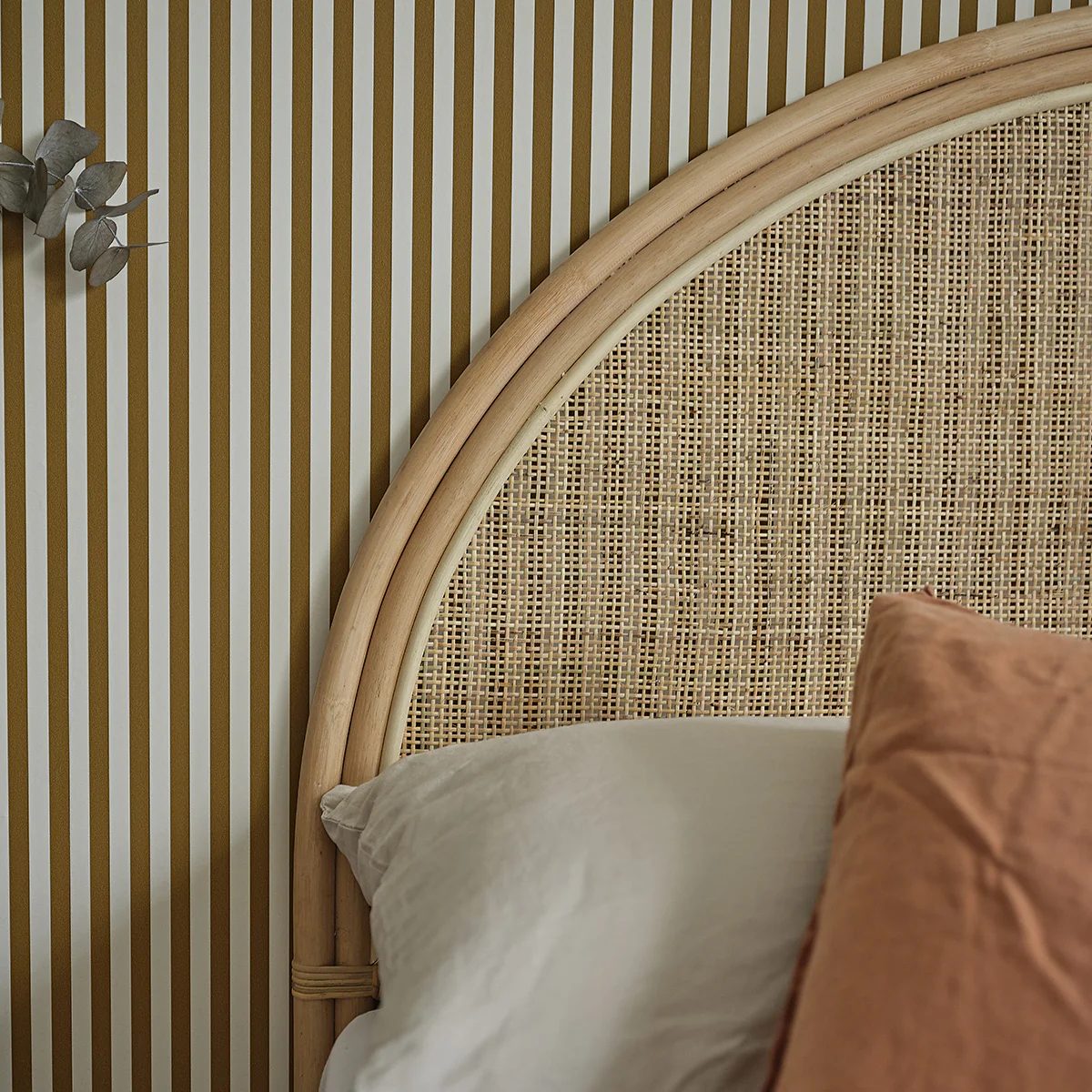 Testiera in rattan e cannage 140 cm - Image 4