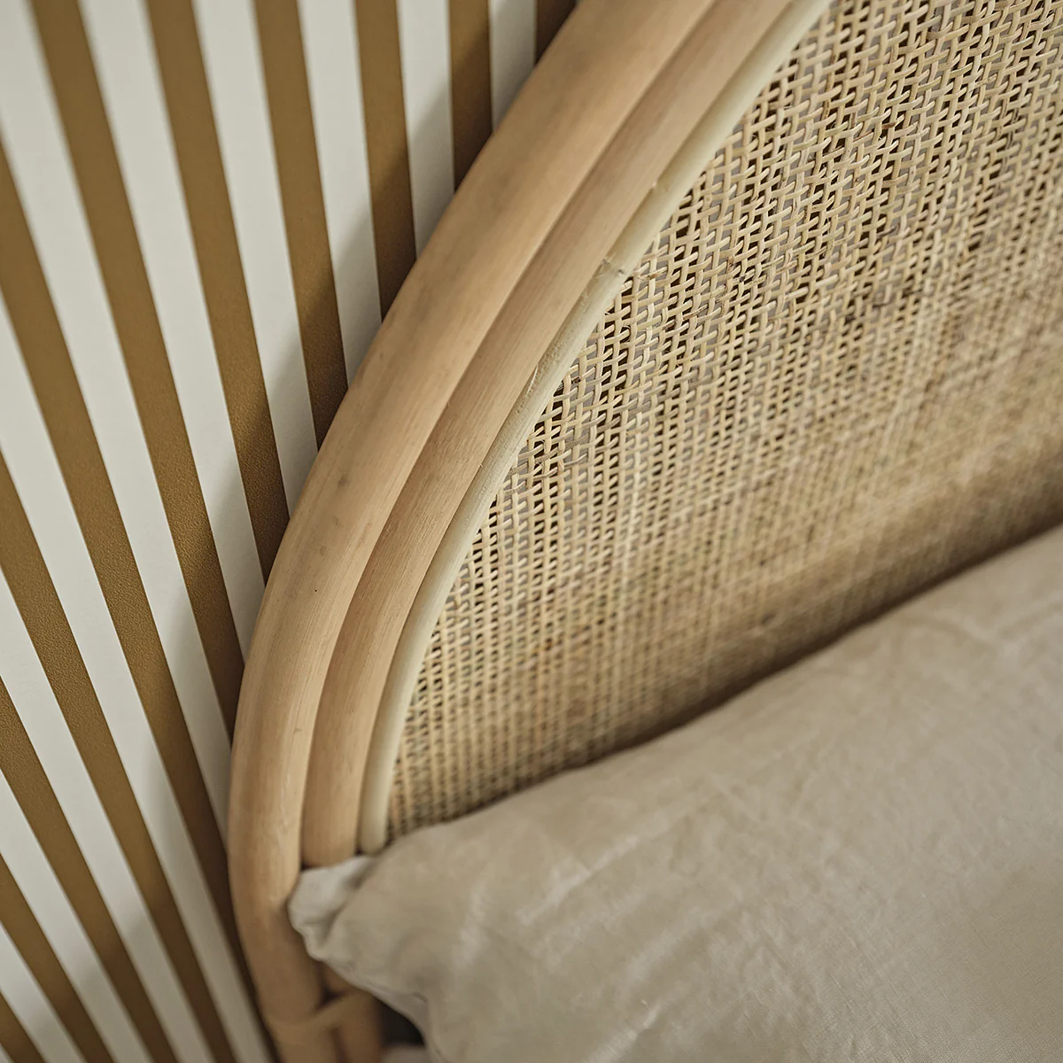 Testiera in rattan e cannage 140 cm - Image 6