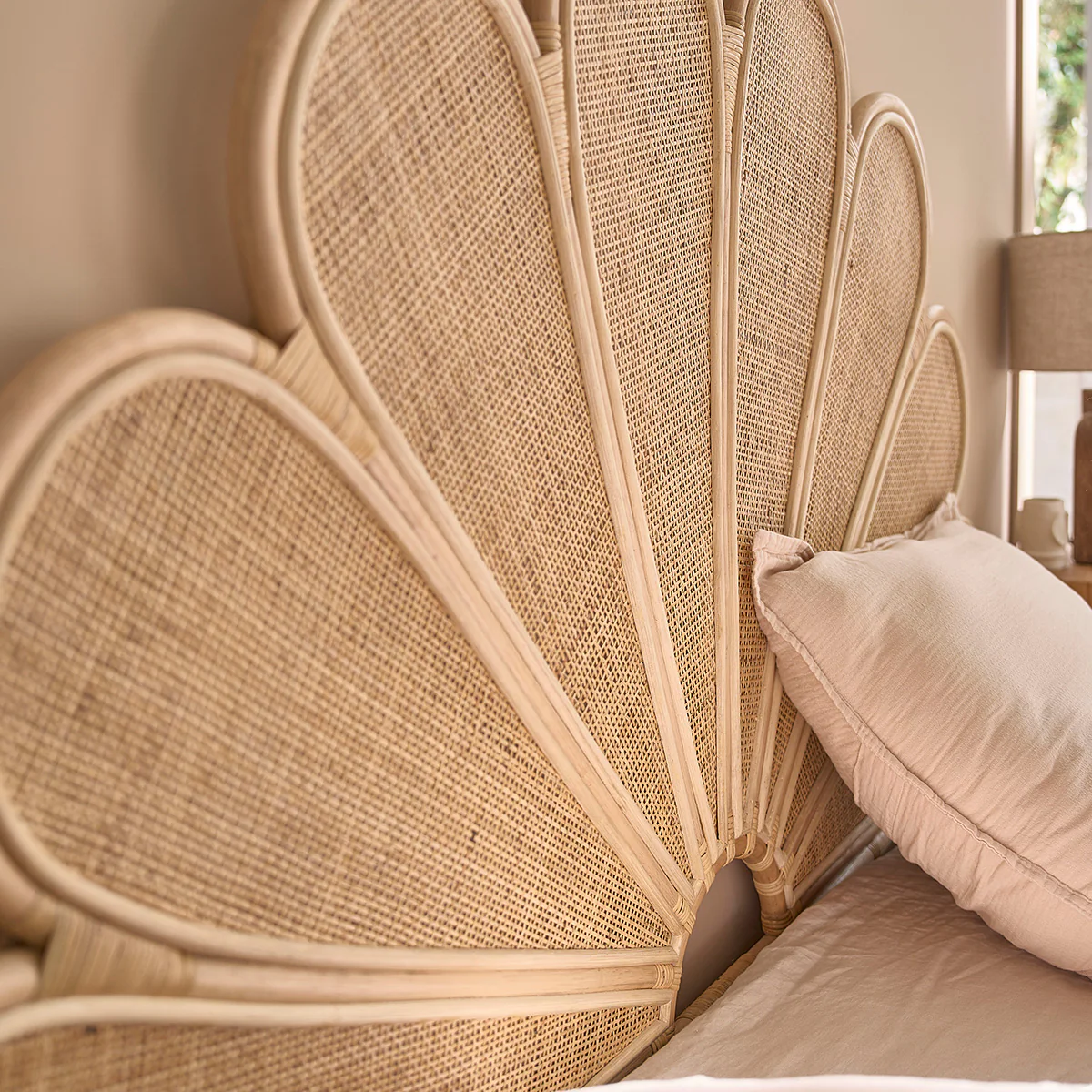 Testiera in rattan e cannage 160 cm - Image 4